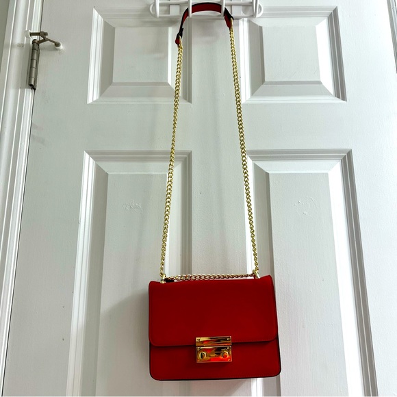 BCBGeneration Fiery red orange crossbody bag - Picture 2 of 16